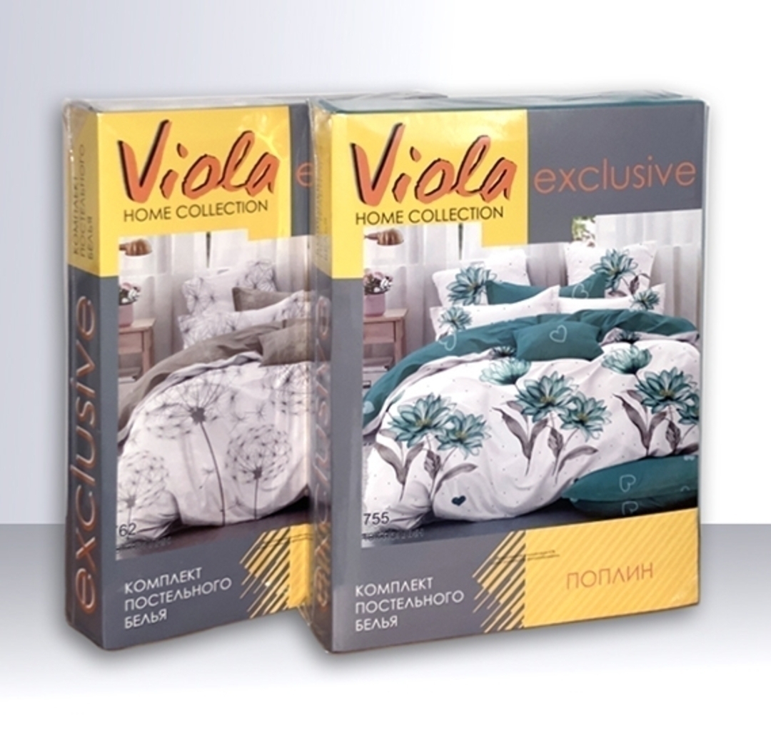 КПБ евро поплин Exclusive Viola <ПВ17-1328>
